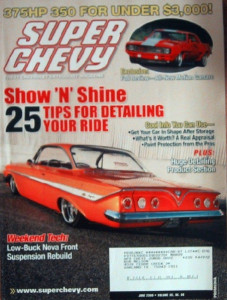 SUPER CHEVY 2006 JUNE - NEW & OLD MOTION CAMAROs